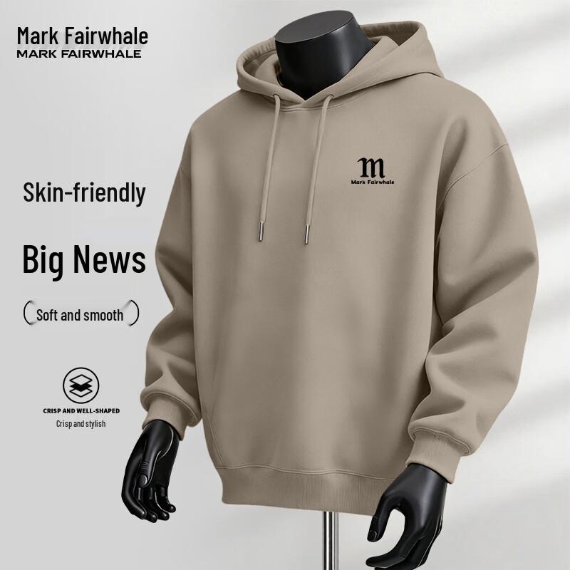 

Mark Fairwhale Men s Heavyweight Loose Fit Hooded Sweatshirt L