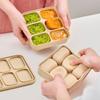 Atti Rabbit Easy Release Baby Food Cube Multi Silicone Storage Container Square 9 Cavity