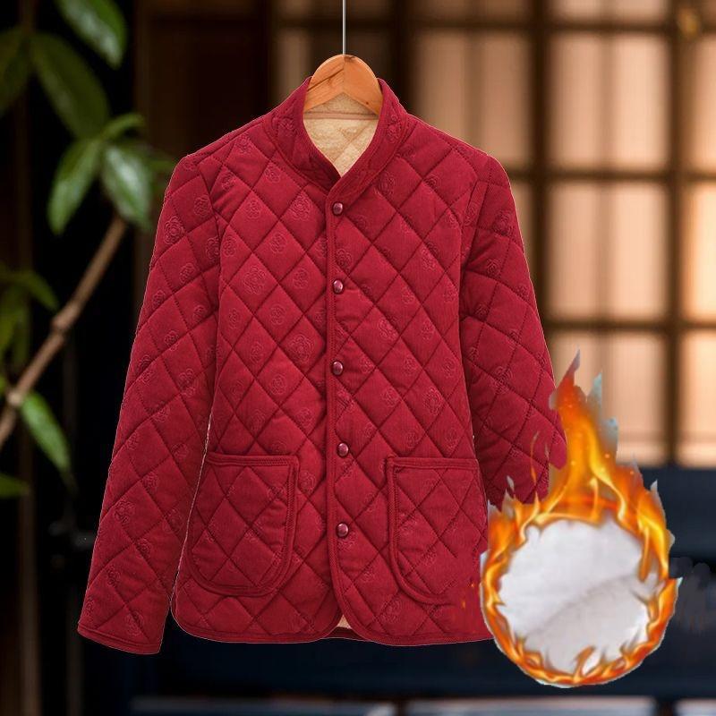 Autumn and Winter Cotton-padded Clothes, Cotton-padded Clothes, Plus Velvet, Casual Thickened Warm Jackets