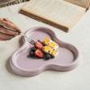 Cute Creative Ceramic Plates, Tableware, Irregular Shape, Exquisite Household Desserts, Heart Plate, Simple Fruit Plate