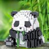 Panda Building Blocks Creative Educational Toys for Children Small Particle Toy Building Blocks Set Panda Building Blocks Building Gifts