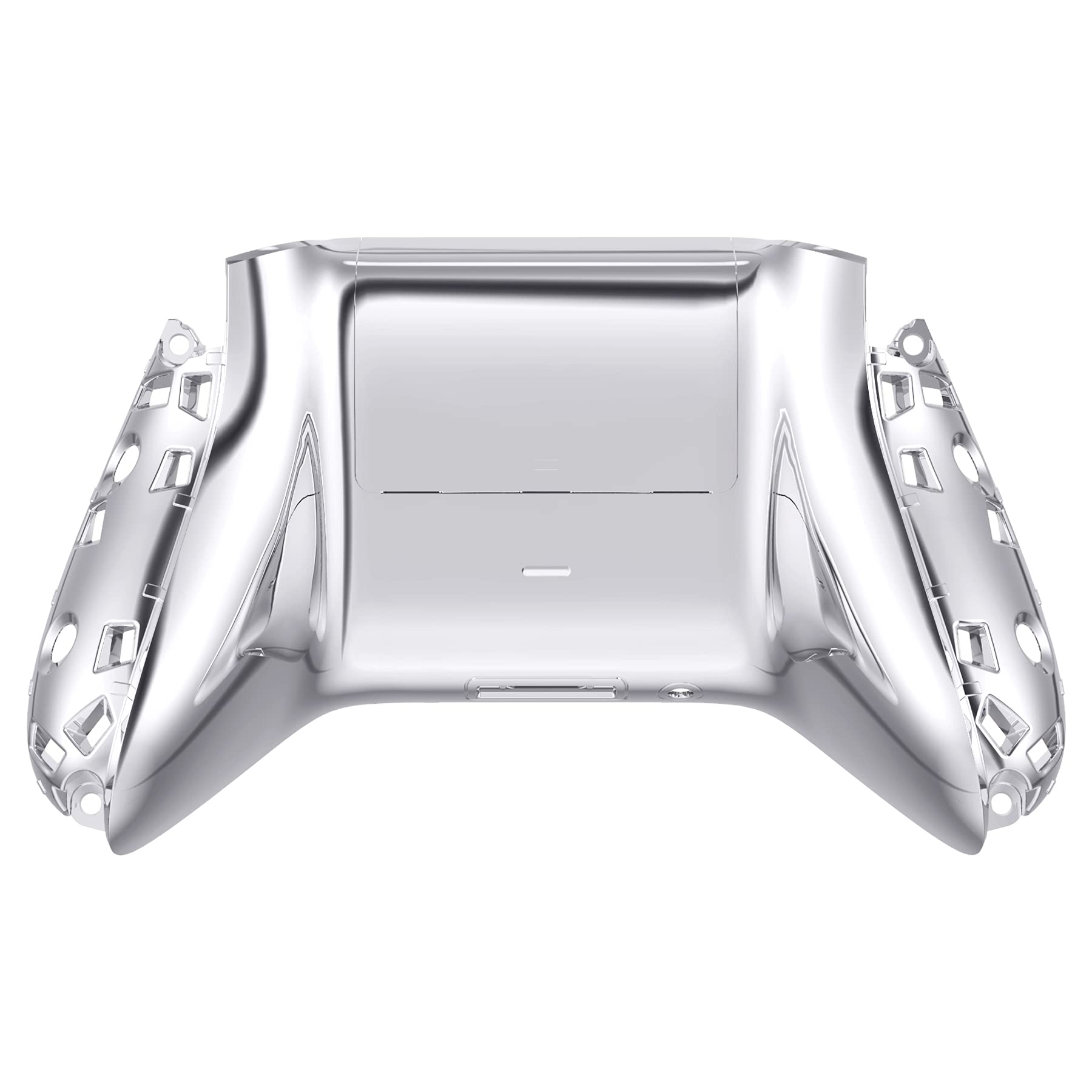 

eXtremeRate Custom Back Cover Shell for Xbox Core Wireless Shiny Chrome Silver Replacement Cover Bottom Shell for Xbox Series Not Controller, & X/S