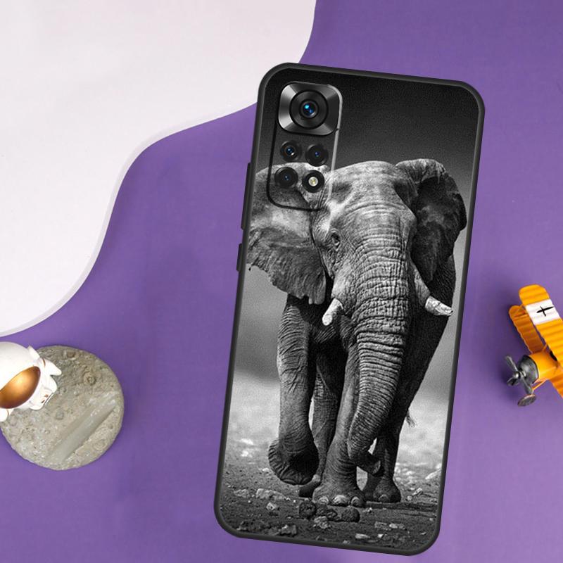 Elephant Animal Case For Xiaomi Redmi Note 13 14 Pro 12 9 10 11 Pro 10S 11S 12S Redmi 14C 13C 10C 12C Cover