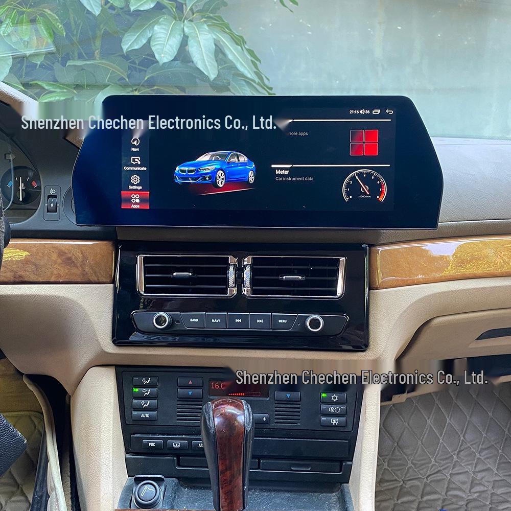 BMW E39 12.3" Smart Central Navigation Screen with CarPlay, AHD, 8-Core