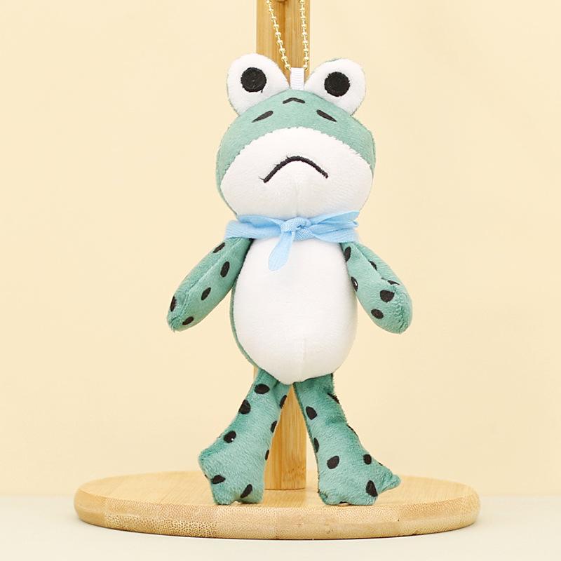 

Плюшевый брелок «Лягушка-длинноножка» для сумок и пар. Милый мультяшный декор в виде лягушки для подвешивания Long Leg