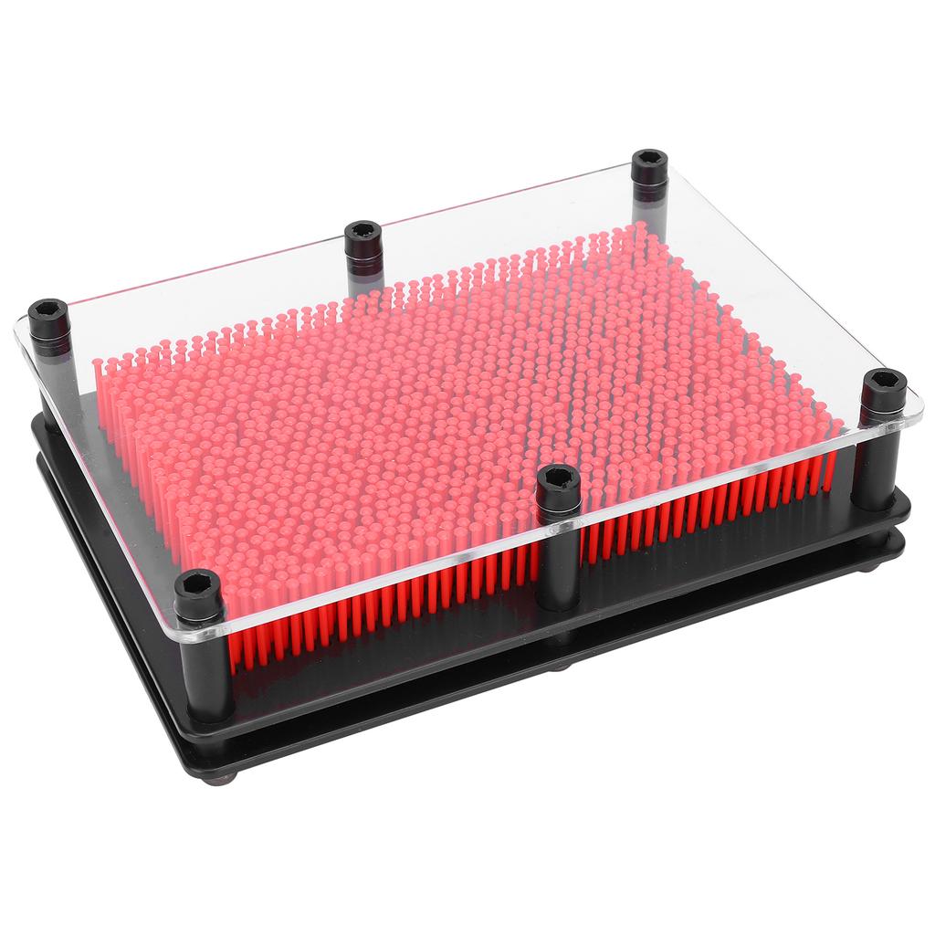 Pinart 3D Games Kids Toy Pin Art Children Educational Toy Desktop Decoration ModelRed M