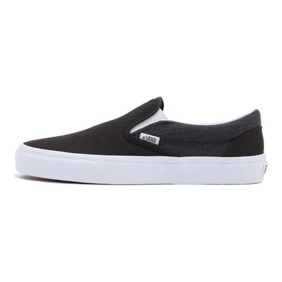 Slip-On Summer Linen Classic Casual Low-Top Skate Shoes Unisex Sneaker Black White VN0A7Q5DBMA