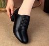Fashion thick heel single shoes women's autumn 2025 new versatile soft sole women's shoes medium heel leather shoes popular dance shoes women