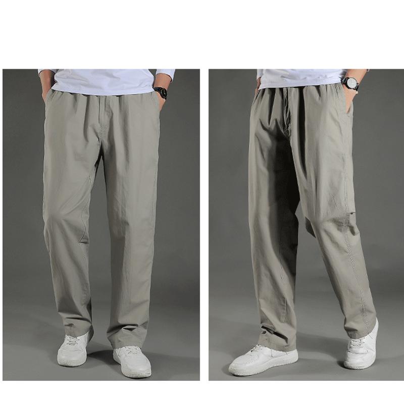 Ανδρικά Καλοκαιρινά Ρούχα Φαρδύ Παντελόνι Αναπνέον Ίσιο Καθημερινό Παντελόνι Ανδρικό Παντελόνι Cargo