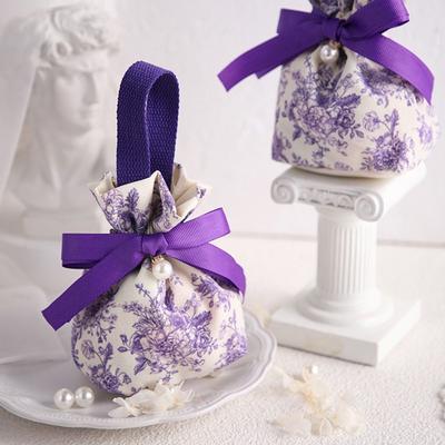 Hot Sale Flower Hand-painted Creative Candy Pouch Gift Packaging Boxes Drawstring Bag Candy Bag