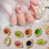 Yousheng 5Pcs Nail Decor Exquisite DIY Lightweight Nail Art Cat's Eye Fancy Rhinestones Accessories for Women