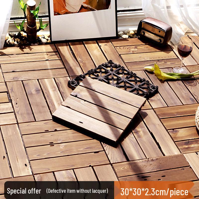 

Уличная водонепроницаемая карбонизированная шотландская сосна, модульное покрытие для террасы и патио