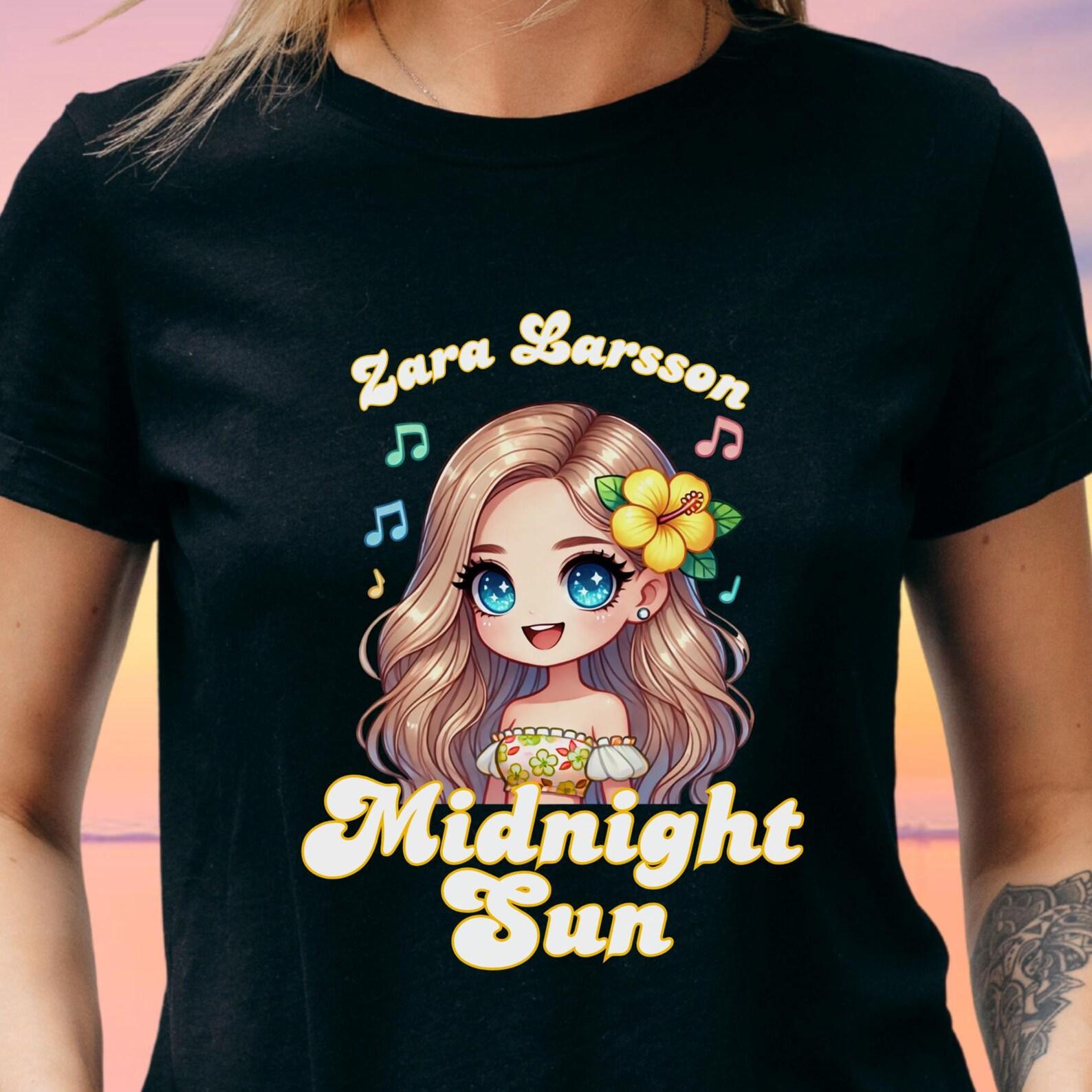 Zara Larsson Midnight Sun T-Shirt, Midnight Sun Tour, Concert, Zara Show, Zara Fan Merch, Hibiscus Flower Tee, Lush Life, Symphony, Wow M