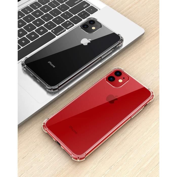 Shockproof Case - Phonillico® - iPhone 11 - Soft Silicone - Ultra Slim - Transparent
