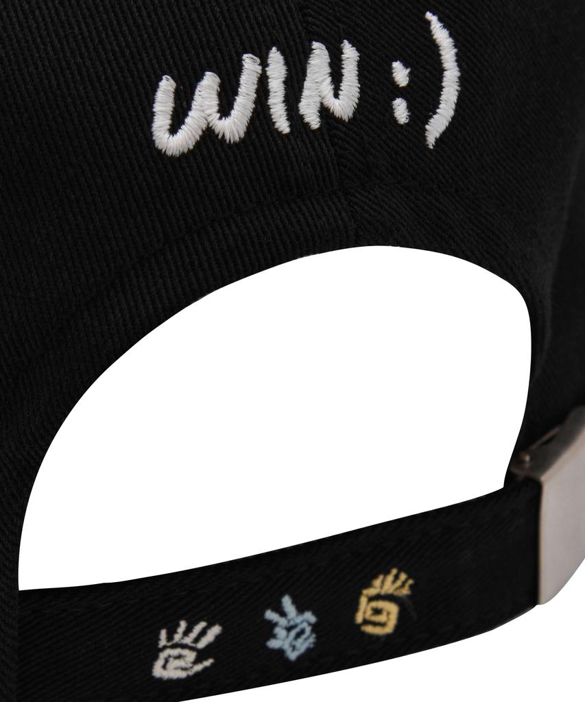 Yunae Rps Triangle 5Panel Ball Cap (Black)