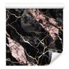 Graphite and Black Marble Wallpaper for Living Room and Bedroom 50x1000