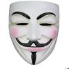 For V Vendetta White Copper V Monster Resin Mask Dance Party Halloween Carnival