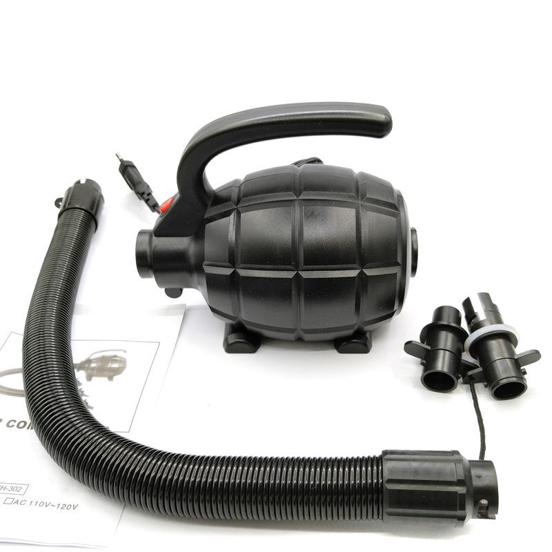 600W Compact Electric Air Pump for Inflatable Boats, Rafts, Tents, and More