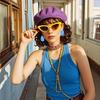 Chunky Clip On Hoop Earrings for Women Detachable Wide Statement Earring Non Pierced 80s 90s Fashion Accessories Vintage Neon Party Jewelry Outfit