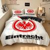 Frankfurt Football Pattern Bedding Quilt Set Quilt Cover Pillowcase Home Birthday Gift(1 * duvet cover + 2 * pillowcase, without core)