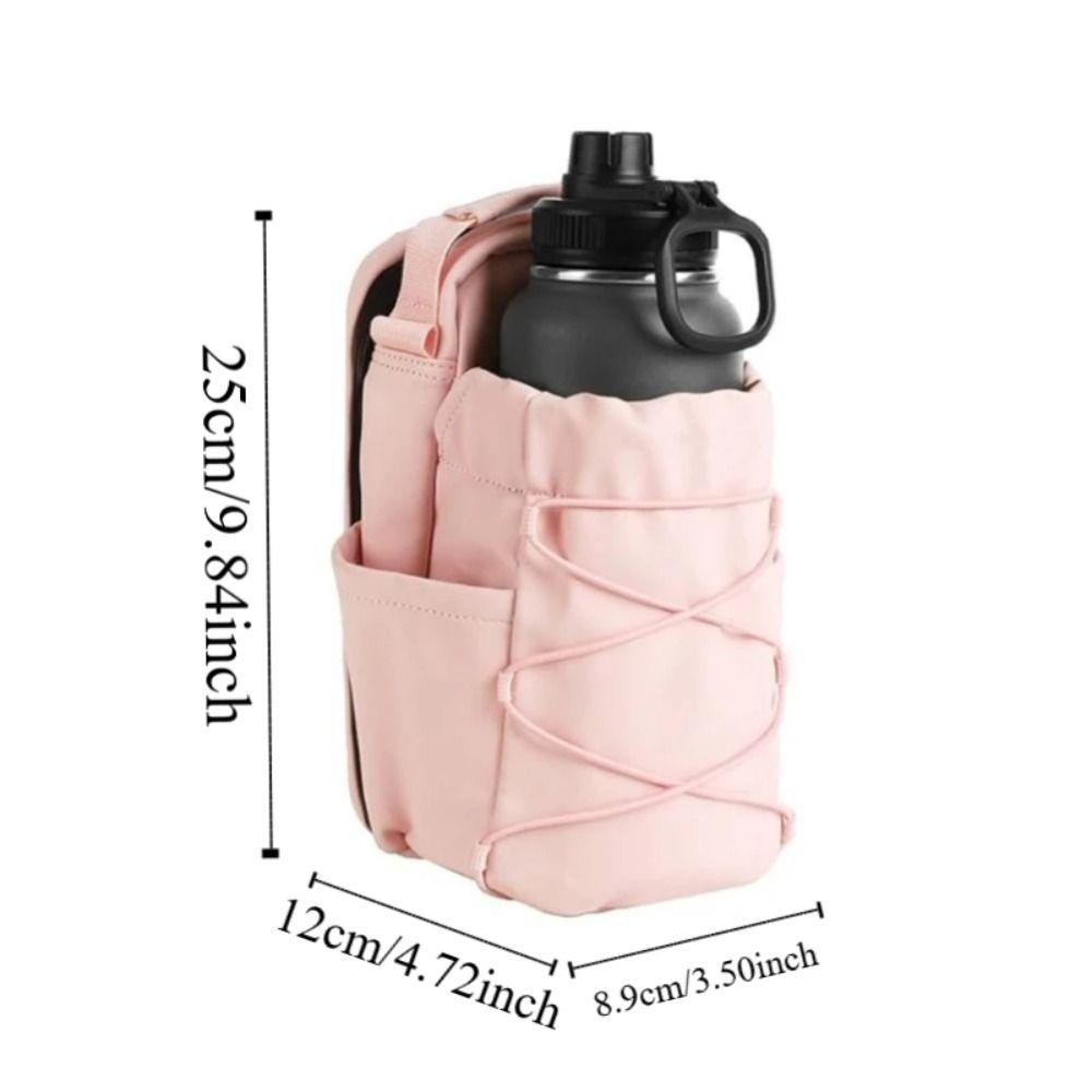 Large Capacity Water Bottle Sling Bag Magnetic Crossbody Sports Bag Gym Bottle Bag  Gym