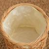 Wood Legs Plant Holder Stool for Home Decoration Stable Floor Planter Basket Woven Balcony Flower Pots Display Shelf
