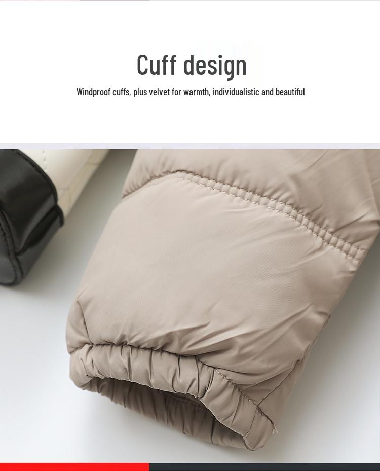 Jachetă Scurtă Ușoară de Bumbac pentru Femei - Stil Toamnă/Iarnă 2023, Palton Slim Fit Căptușit pentru Mame de Vârstă Mijlocie și Vârstnice