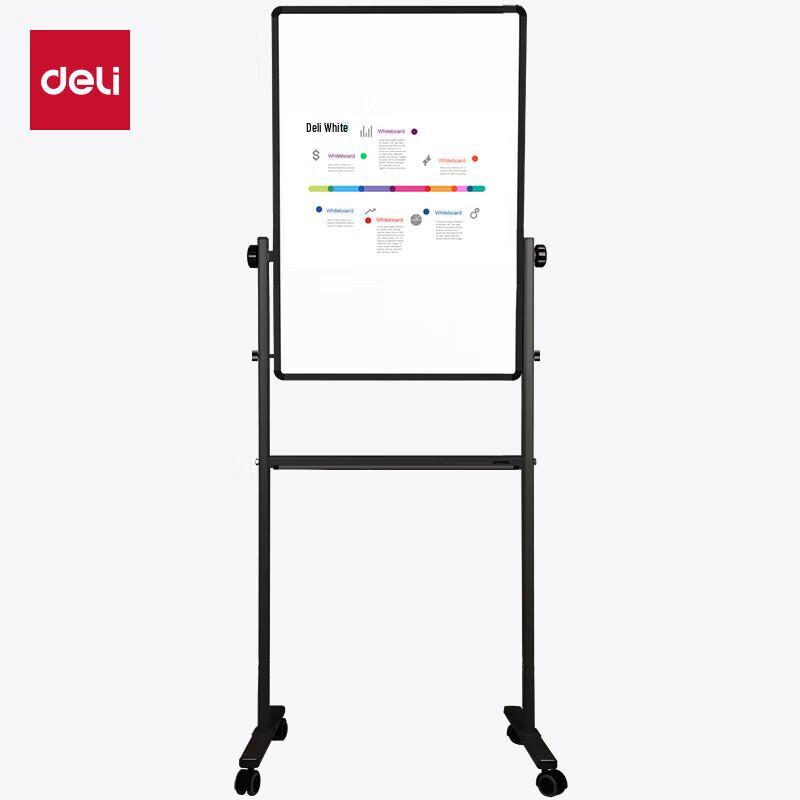 Deli 7881 Mobile Reversible Magnetic Whiteboard, 600x900mm