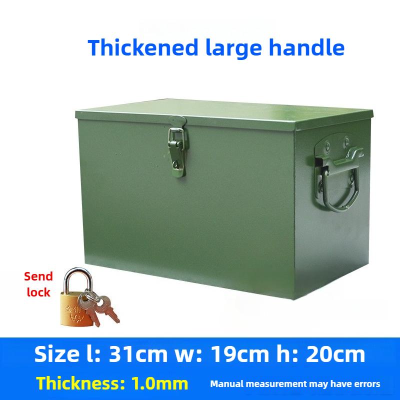 

Hardware Toolbox Household Multifunctional Storage Case Car Portable Electrician Stainless Steel Tools Organizer Turnover Box