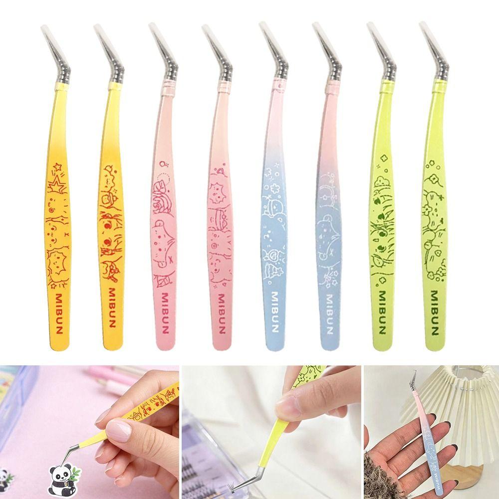 Hoge Precisie Nepwimper Tang Anti-statische Wimperextensie Tang Extensions Enten