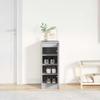 Armoire à chaussures sonoma gris 29,5x34x76 cm bois ingénierie