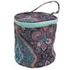 Portable Yarn Storage Bag 600D Oxford Cloth Small Crochet Bag Organizer with Top Threading Hole