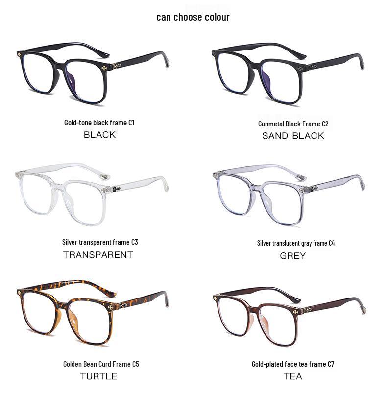 TR90 Square Anti-Blue Light Prescription Eyeglasses for Men and Women - Super Lightweight & Comfortable Frame, Style 30157