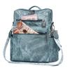 Vintage Soft Leather Backpack Women's Large Capacity Multi-use Shoulder Bag