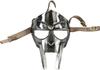 MF Doom Mask Gladiator Mad-villain 18G Steel Brass Face Armor Medieval Helmet