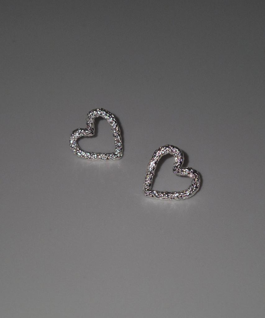 Poetryhaus Ripple Heart Earrings
