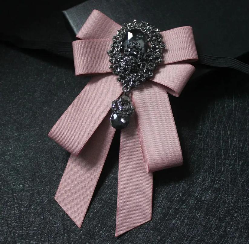 Стразовая лента Ручная работа Аксессуар Воротник Цветок One Size розовый