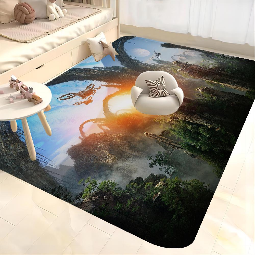 Avatar Game Frontiers Of Pandora Tappetini per Pavimento Lavabili Antiscivolo Tappeto per Area Salotto Divano Sedie Tappetino Ingresso Cucina Tappeto