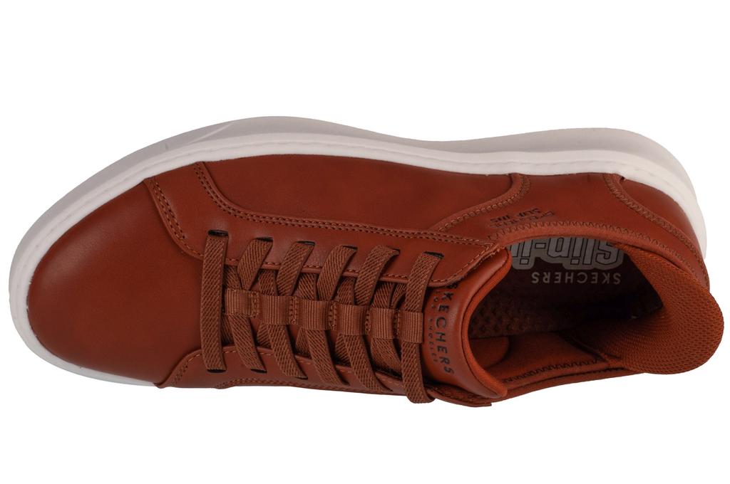 Skechers Slip-Ins: Court Break - Suit Sneaker, Mens Brown Sneakers