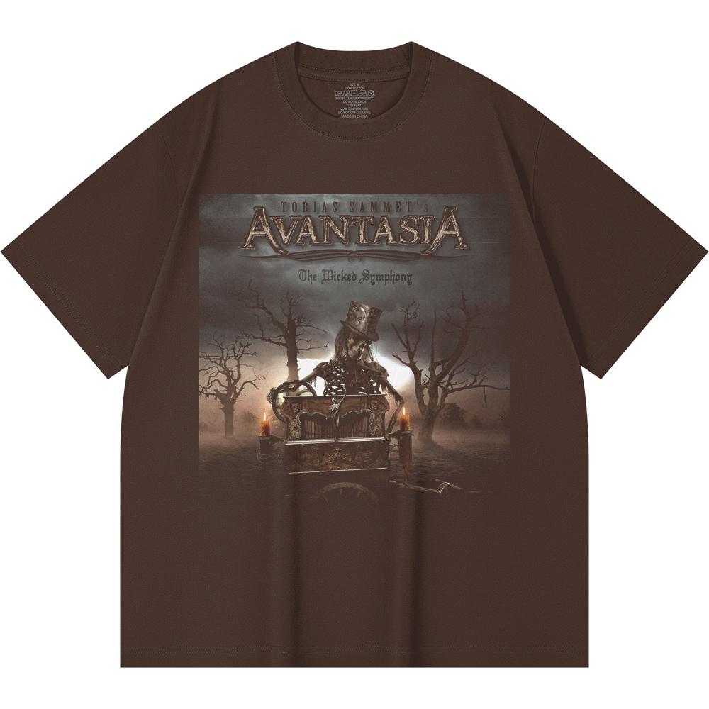 230 Gsm 100% Cotton Heavy Metal T-Shirt  Rock Band Popular Music Print Unisex Heavy Cotton T Shirt