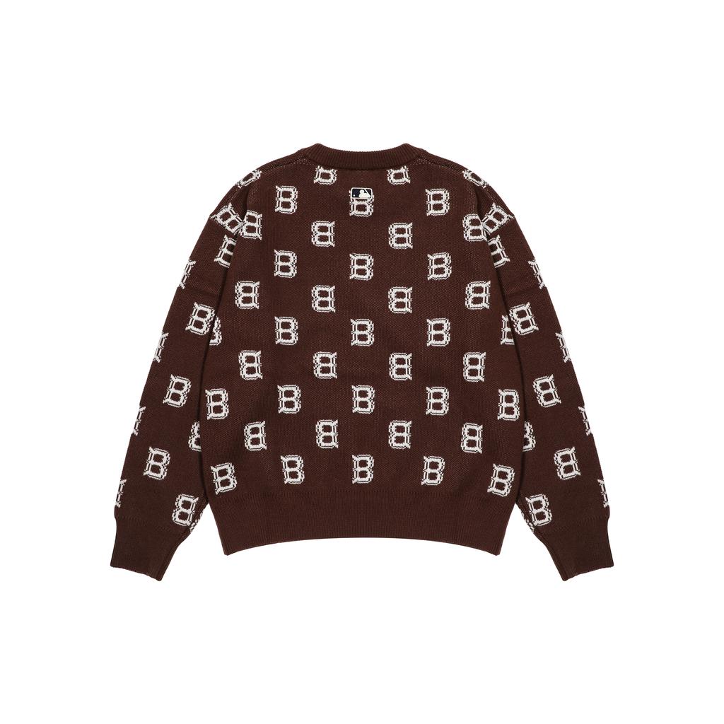 New MLB Sweaters Unisex Dark Brown 3AKPM0126-43BRD