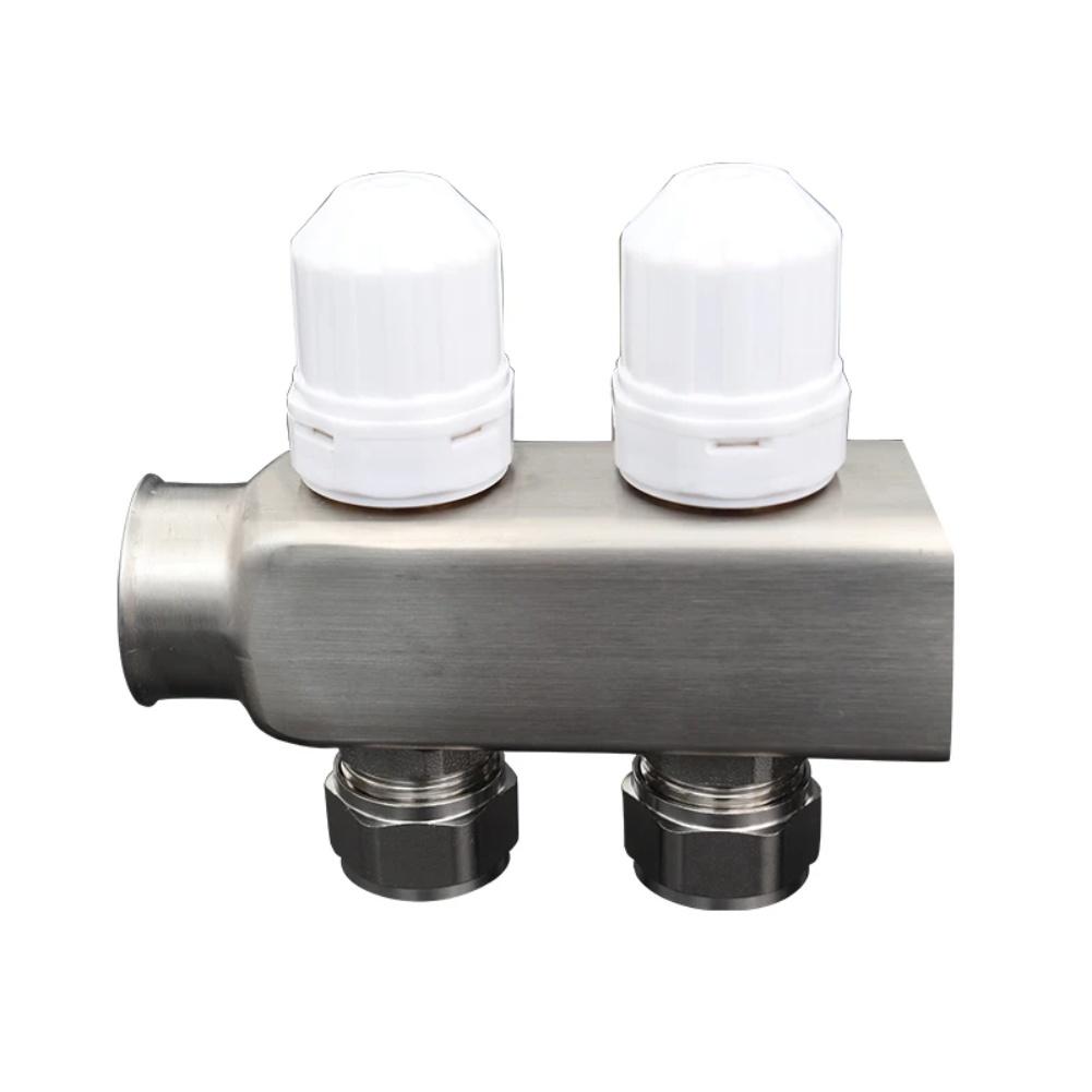 4PCS Water Distributor Regulating Cap M30X1.5 Temperature Control Valve Switch Floor Heating Water Divider Handwheel Switch
