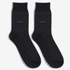 RENOMA Men's Formal Geometric Hand-Stitched Mid-Calf Socks 3-Pack