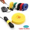 5m/roll Self Adhesive Tape Cable Ties Reusable Loop Bundle DIY Accessories Nylon Strap Organizer Clip Wire Holder ManagementPinstriping Tape 3