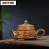 250ml Yixing Purple Clay Teapots Handmade Pagoda Pot Raw Ore Wood-fired Porcelain Mud Tea Maker Kettle With Infuser Zisha Teaset