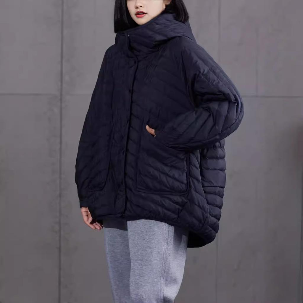 Winter Ultra Light Puffer Jacket Women 90% White Duck Down Coat Loose Hooded Casual Parkas Windproof Basic Outwear