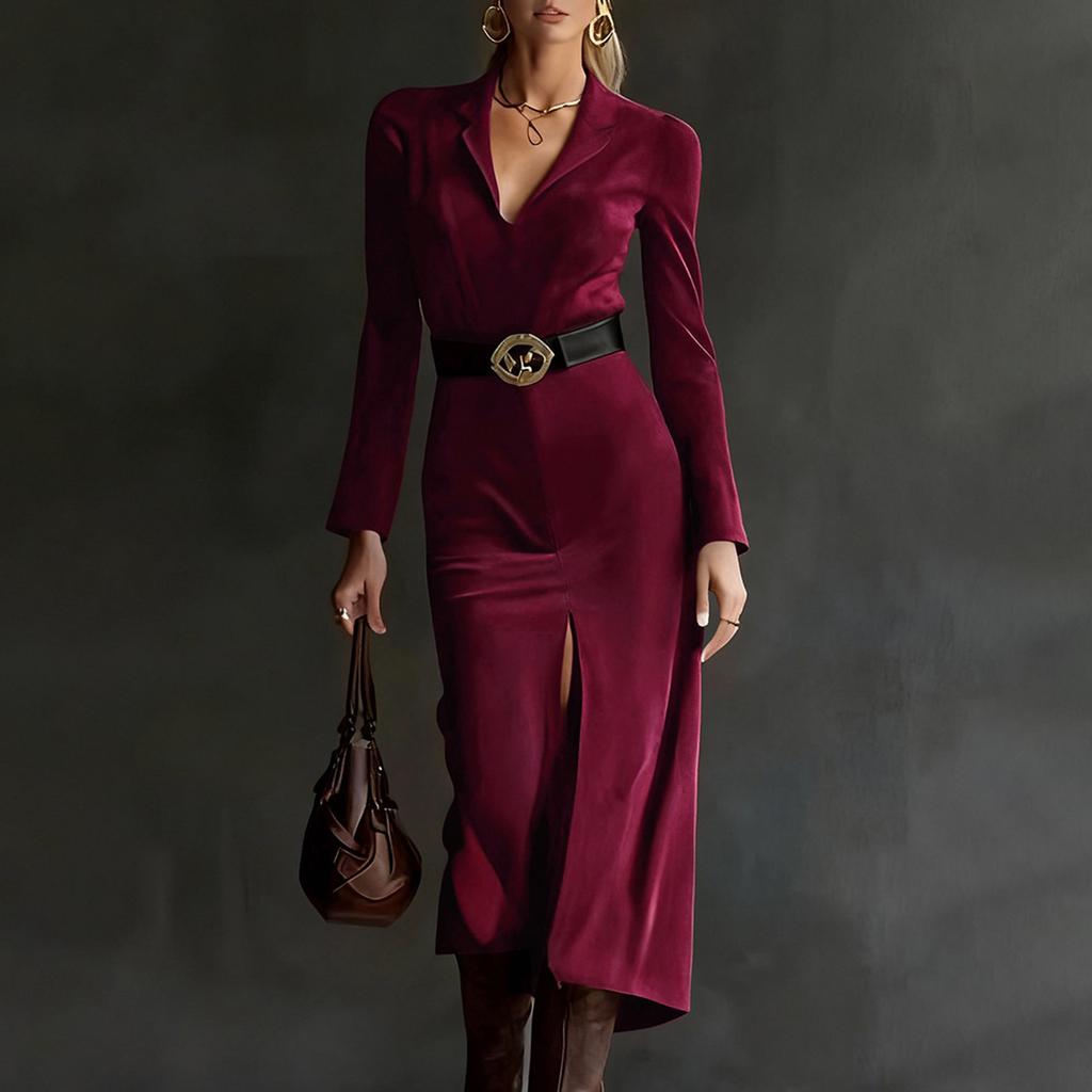 Women's Casual And Fashionable ,color Dress