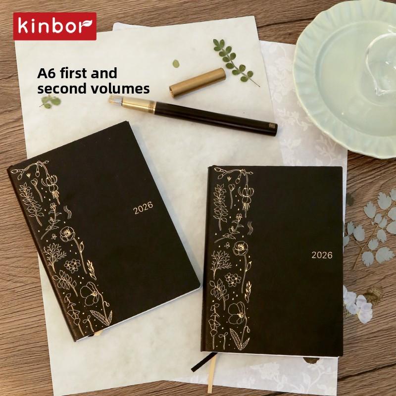Neuer Kinbor Jahresplaner Journal A5 A6 Notizbuch 52g BaChuan Papier Wochen-Monatsplanung Notizbuch To-Do-Liste