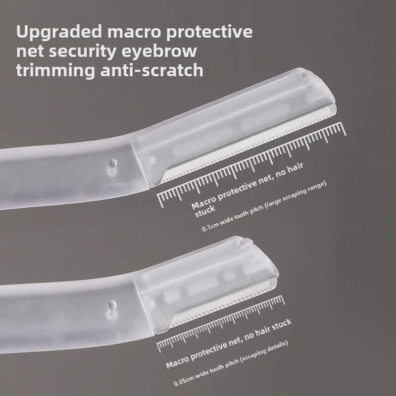 Portable Eyebrow Trimmer and Scissors Set for Beginners - Anti-Scratch Beauty Tool Kit