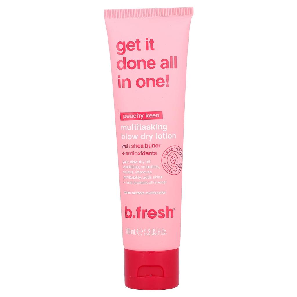 B.Fresh, Multi-Purpose Blow Dry Lotion, Peachy Kin, 100Ml(3.3Fl Oz)